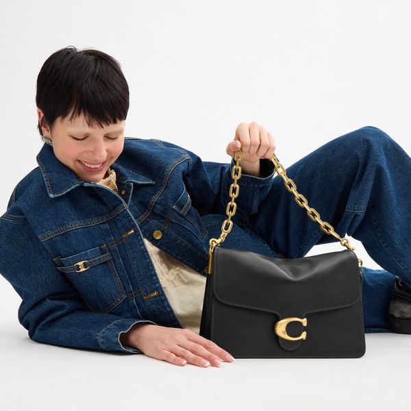 Bolsa Chain Tabby Shoulder 30 Coach Preto - coach